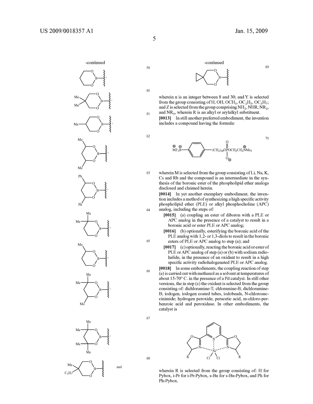 Compositions of phospholipid ether boronic acids and esters and methods for their synthesis and use - diagram, schematic, and image 13