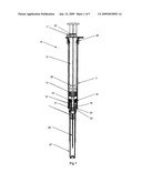 SINGLE USE SAFETY SYRINGE HAVING A RETRACTABLE NEEDLE diagram and image