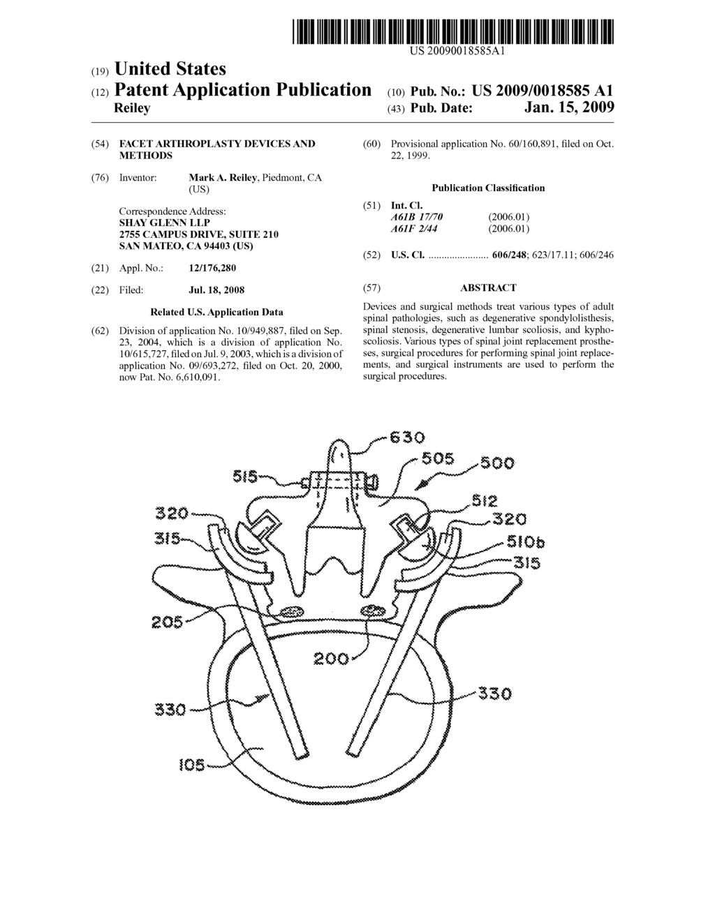 FACET ARTHROPLASTY DEVICES AND METHODS - diagram, schematic, and image 01