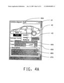 Method for vehicle repair estimate and scheduling diagram and image