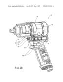 Anchor structure of rotation directing valve for pneumatic tool diagram and image