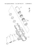 Anchor structure of rotation directing valve for pneumatic tool diagram and image