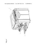 Stencil discharging box, stencil receiving apparatus, and stencil printing apparatus diagram and image