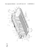 Stencil discharging box, stencil receiving apparatus, and stencil printing apparatus diagram and image