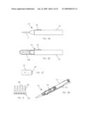 Kit for making up the eyelashes, including an applicator device with a heater diagram and image