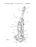 FLOOR CARE APPARATUS WITH PHOTOELECTRIC QUASI-AUTOMATIC HEIGHT ADJUSTMENT diagram and image