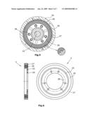 Construction machine, as well as clutch for switching the power flow diagram and image