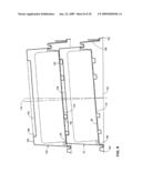 Tilted cake container system diagram and image