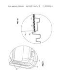 Tilted cake container system diagram and image