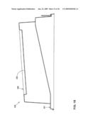 Tilted cake container system diagram and image