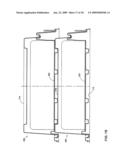 Tilted cake container system diagram and image