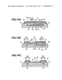 Method of forming thin film patterning substrate including formation of banks diagram and image