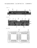 ELECTRONIC DEVICE PROVIDED WITH WIRING BOARD, METHOD FOR MANUFACTURING SUCH ELECTRONIC DEVICE AND WIRING BOARD FOR SUCH ELECTRONIC DEVICE diagram and image