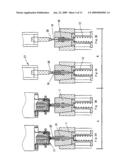 METHOD AND DEVICE FOR FEEDING MOLTEN RESIN, AND METHOD FOR MANUFACTURING MOLDED ARTICLE BY USING THE FED MOLTEN RESIN diagram and image