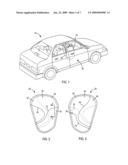 Multi-chambered side airbag diagram and image