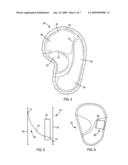 Multi-chambered side airbag diagram and image