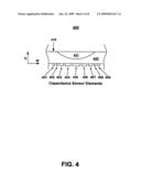 Variably dimensioned capacitance sensor elements diagram and image