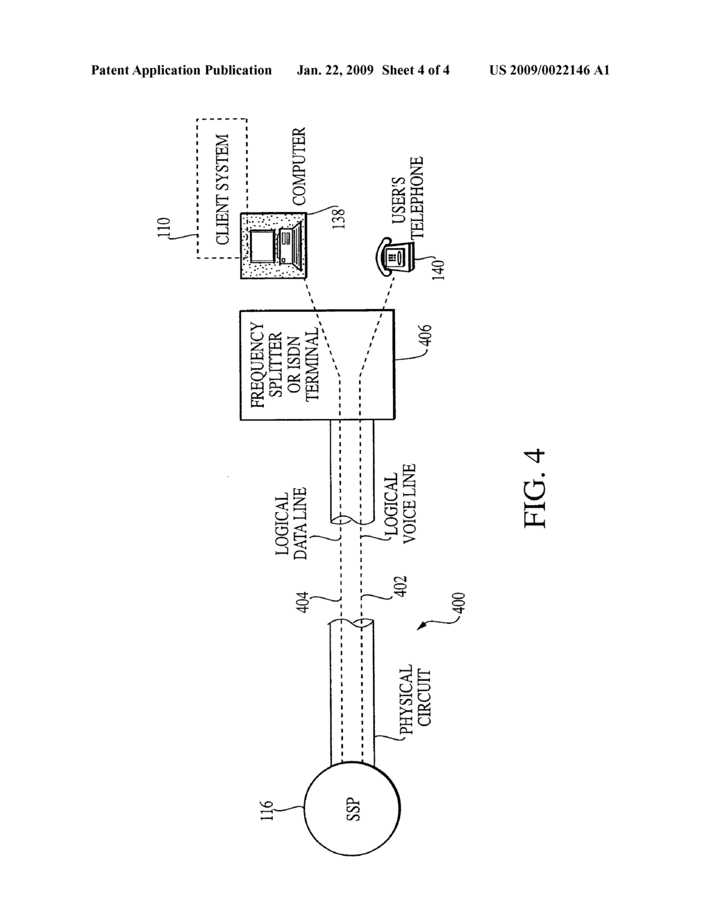 METHOD AND SYSTEM OF SCREENING AND CONTROL OF TELEPHONE CALLS WHILE USING A PACKET-SWITCHED DATA NETWORK - diagram, schematic, and image 05