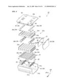 TEMPERATURE SENSOR MOUNTING STRUCTURE AND BATTERY MODULE STRUCTURE diagram and image