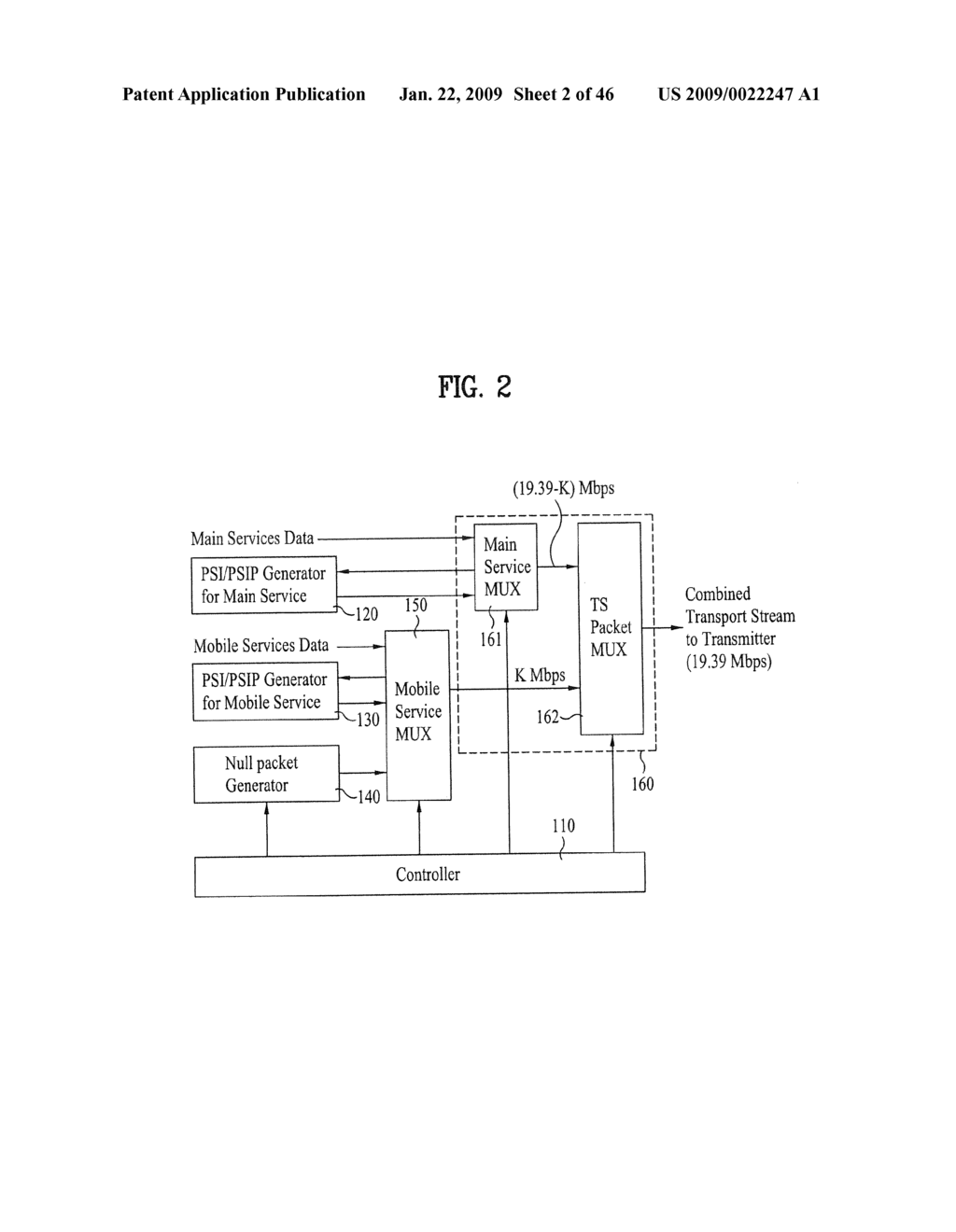 METHOD OF CONTROLLING AND APPARATUS OF RECEIVING MOBILE SERVICE DATA - diagram, schematic, and image 03