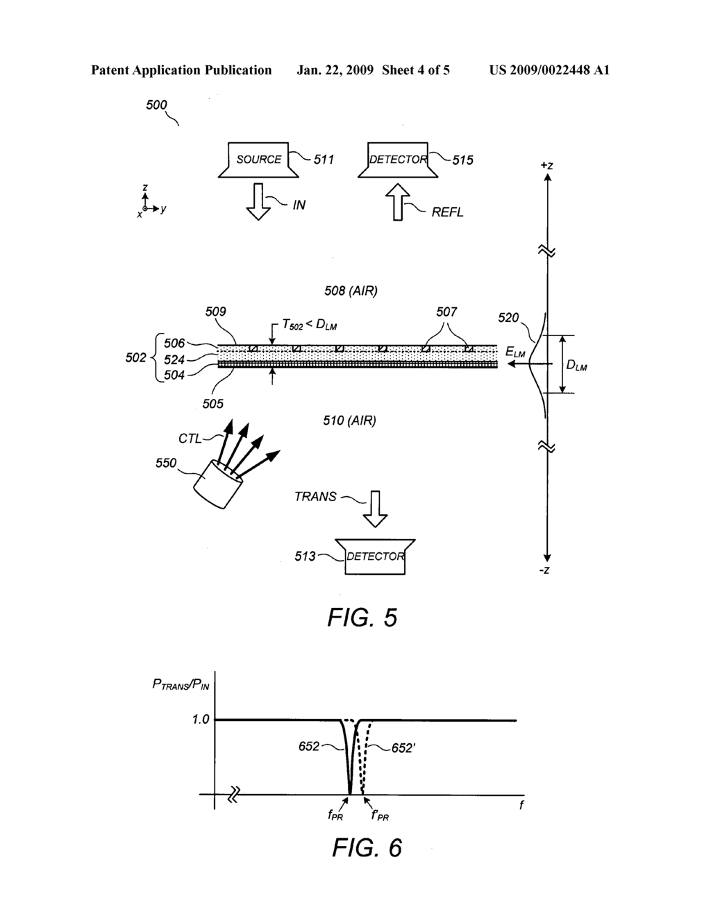 Optical device including waveguide grating structure - diagram, schematic, and image 05