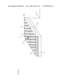 Optical device, and production method for photonic crystal slab diagram and image