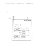 PORTABLE TELEPHONE AND COMMUNICATION MODE SETTING METHOD diagram and image