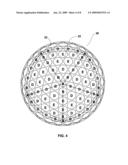 HIGH PERFORMANCE GOLF BALL HAVING A REDUCED-DISTANCE diagram and image