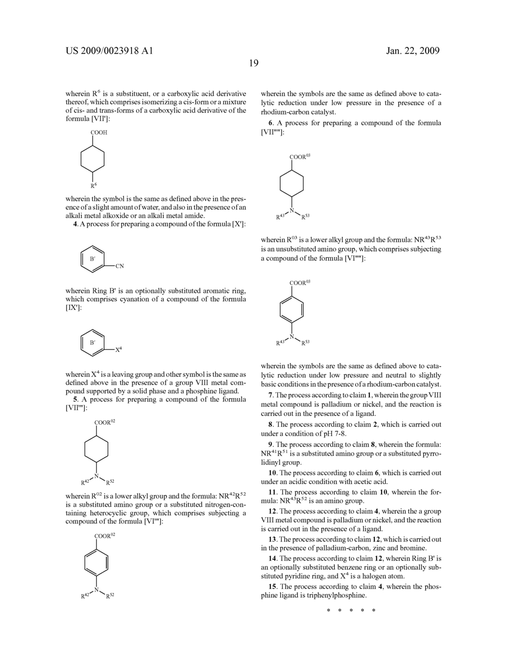 PROCESS FOR PREPARING 3-ACYLAMINOBENZOFURAN-2-CARBOXYLIC ACID DERIVATIVE - diagram, schematic, and image 20
