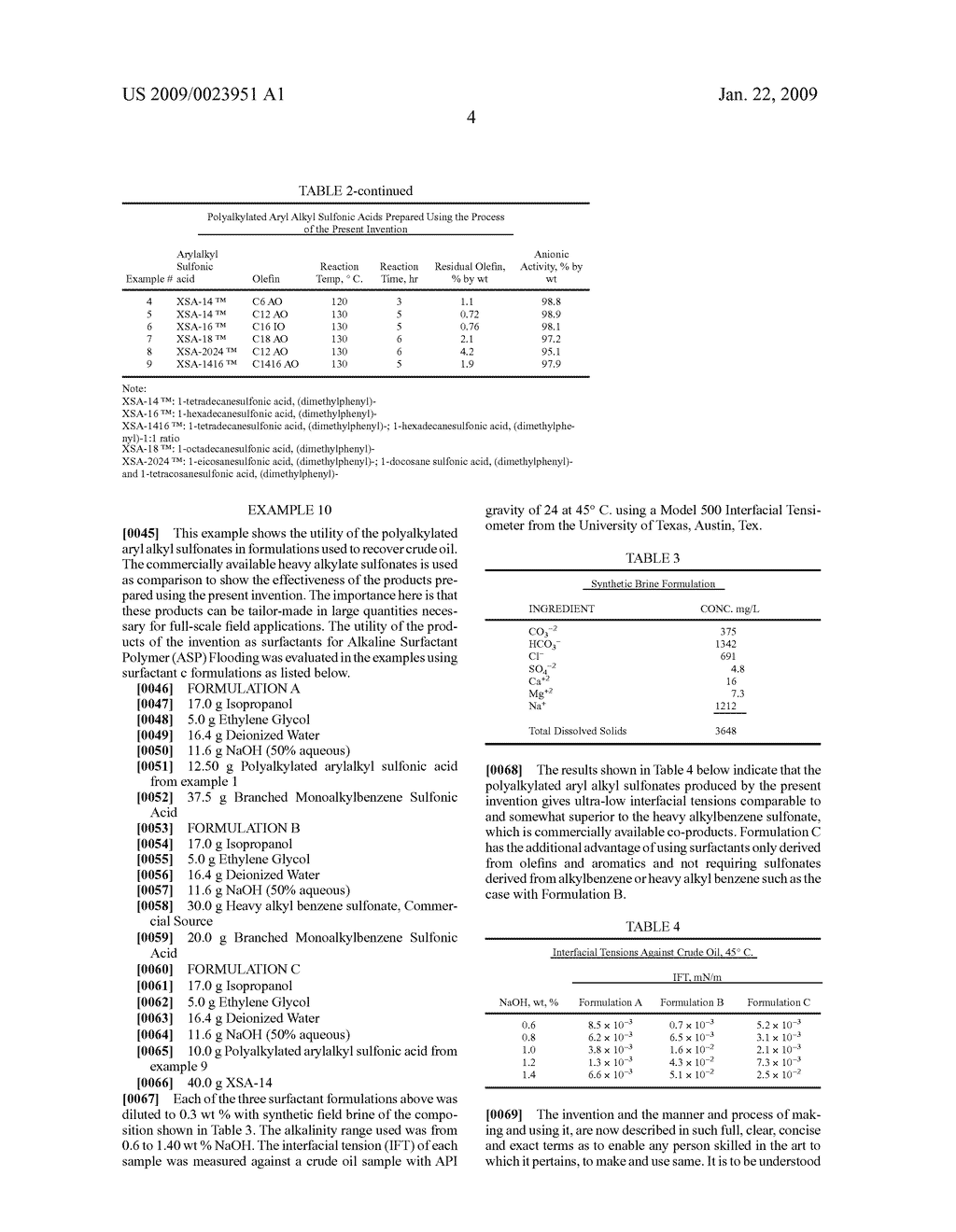 Polyalkylated Arylalkyl Sulfonic acids and their salts - diagram, schematic, and image 05