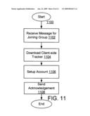 System and method for tracking documents in an on-demand service diagram and image