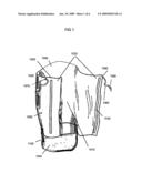 Apparel for protecting lower body from wetness diagram and image