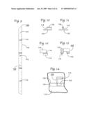 MEASURING DEVICE AND ACCESSORIES FOR PREPARING QUILT PIECES diagram and image