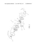 LOCKSET HAVING AN ELECTRICALLY OPERATED CLUTCH TO CONTROL TRANSMISSION OF ROTATION FROM AN OUTSIDE HANDLE TO AN OUTSIDE SPINDLE diagram and image