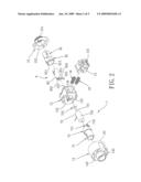 LOCKSET HAVING AN ELECTRICALLY OPERATED CLUTCH TO CONTROL TRANSMISSION OF ROTATION FROM AN OUTSIDE HANDLE TO AN OUTSIDE SPINDLE diagram and image