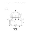 VALVE CARTRIDGE WITH LOW POINT OF CONTACT FOR INSTALLATION diagram and image