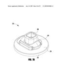 VALVE CARTRIDGE WITH LOW POINT OF CONTACT FOR INSTALLATION diagram and image