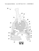 VALVE CARTRIDGE WITH LOW POINT OF CONTACT FOR INSTALLATION diagram and image