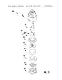 VALVE CARTRIDGE WITH LOW POINT OF CONTACT FOR INSTALLATION diagram and image