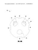 VALVE CARTRIDGE WITH LOW POINT OF CONTACT FOR INSTALLATION diagram and image