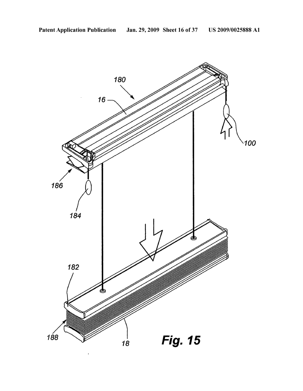 LIFT CORD SYSTEM FOR RETRACTABLE COVERING - diagram, schematic, and image 17