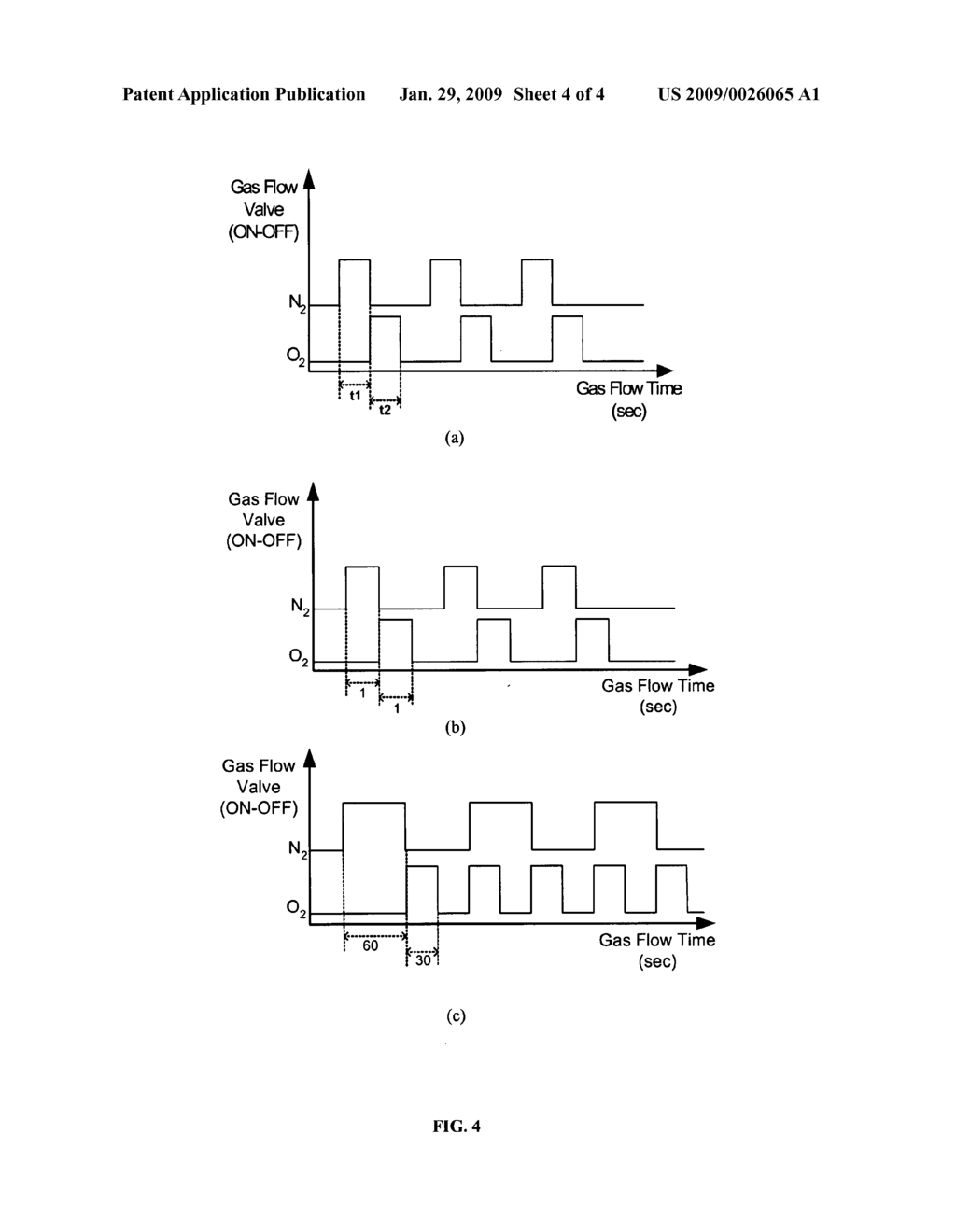 Gas-timing method for depositing oxynitride films by reactive R.F. magnetron sputtering - diagram, schematic, and image 05