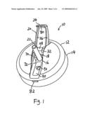 Lid of beverage container diagram and image