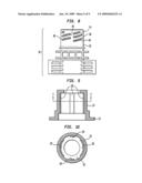 Household liquid dispenser with keyed spout fitment and refill diagram and image