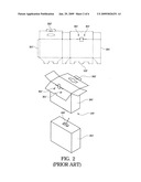 Paper box structure diagram and image