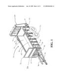 Manure spreader with reverse flighting diagram and image