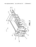 Manure spreader with reverse flighting diagram and image