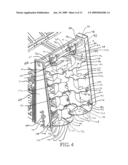 Manure spreader with reverse flighting diagram and image