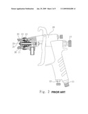 Double Atomization Paint Spray Gun diagram and image