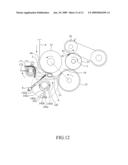 Web separator with reverse rotation mechanism for tissue paper winding machine diagram and image